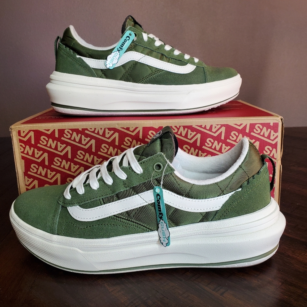 Vans Old Skool Overt Dark Green Men Size 10.5